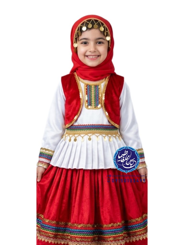 لباس محلی کرمانجی دخترانه